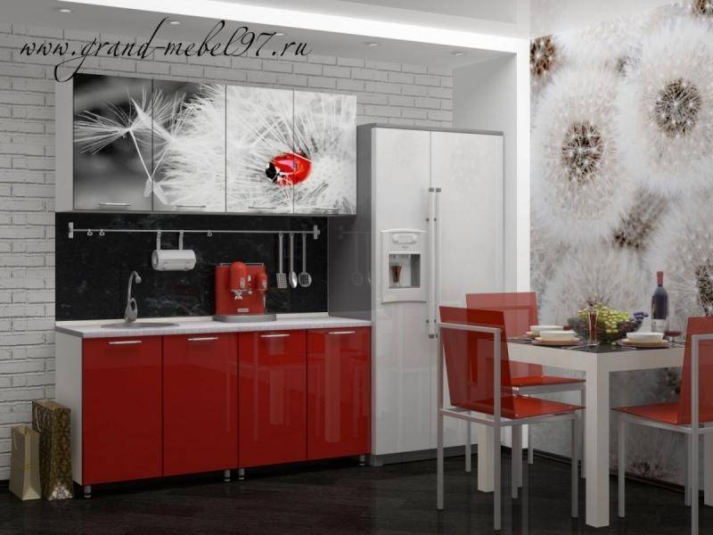 кухня с фотопечатью 031 в Нижневартовске