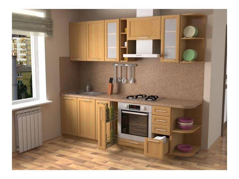 светлый дизайн кухни набор 03 в Нижневартовске