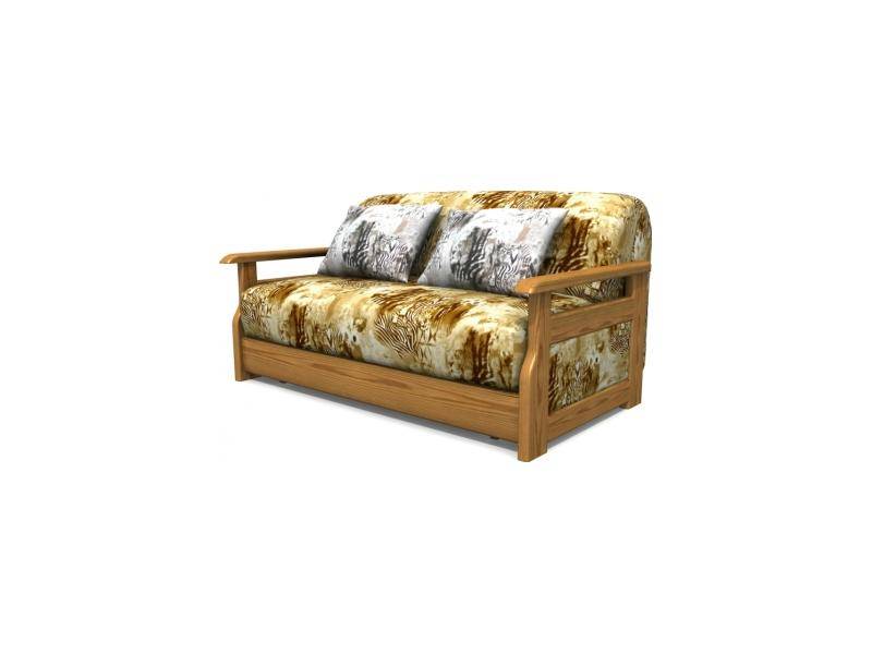 диван-кровать флэш с деревянными подлокотниками в Нижневартовске