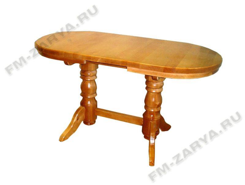 стол 2-х балясный,раздвижной, прямой обклад в Нижневартовске