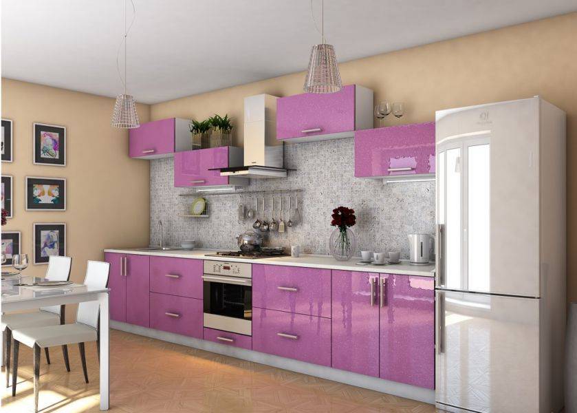 кухонный гарнитур пурпур в Нижневартовске