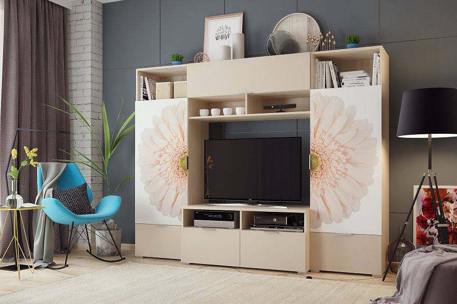 гостиная астра с фотопечатью в Нижневартовске