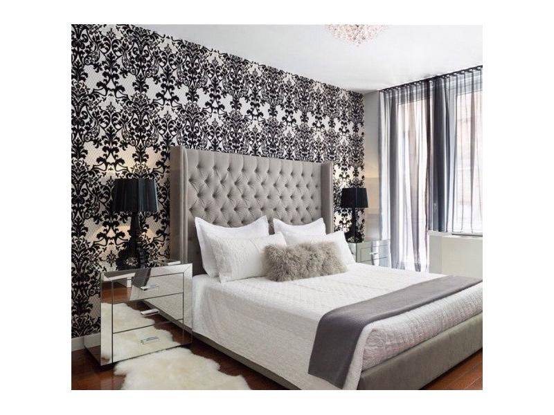 кровать с мягким высоким изголовьем в Нижневартовске