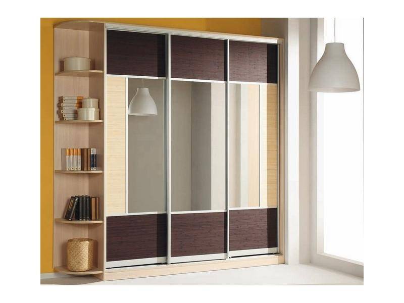 шкаф-купе версаль с открытым угловым сегментом в Нижневартовске