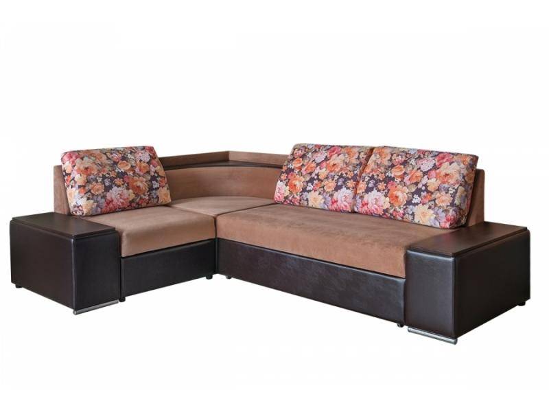 угловой диван с полкой комфорт 2 в Нижневартовске