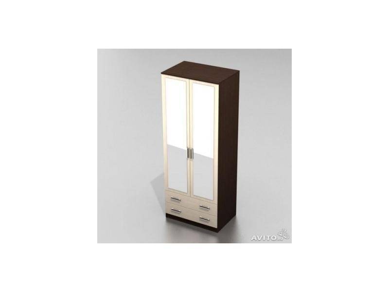 шкаф оскар 2х створчатый с зеркалами в Нижневартовске