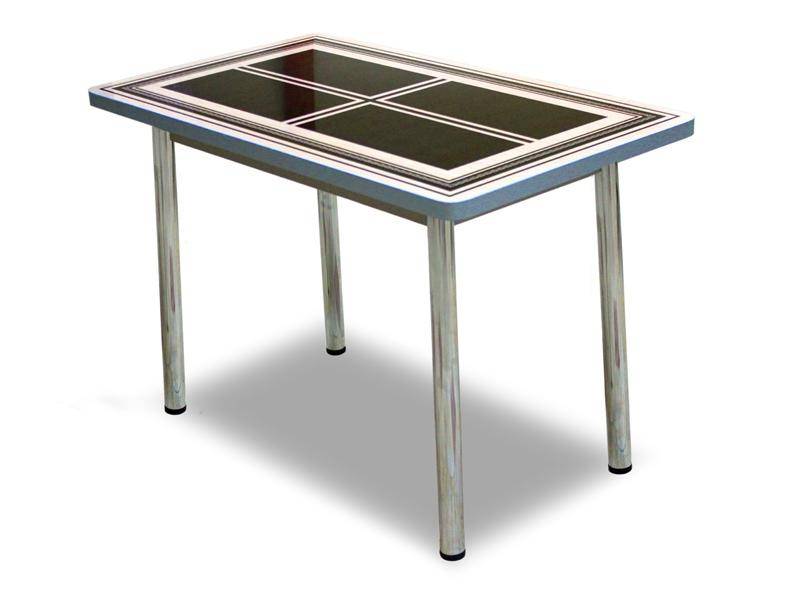 стол на прямых хромированных ногах в Нижневартовске