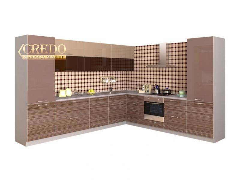 кухня угловая акрил в Нижневартовске