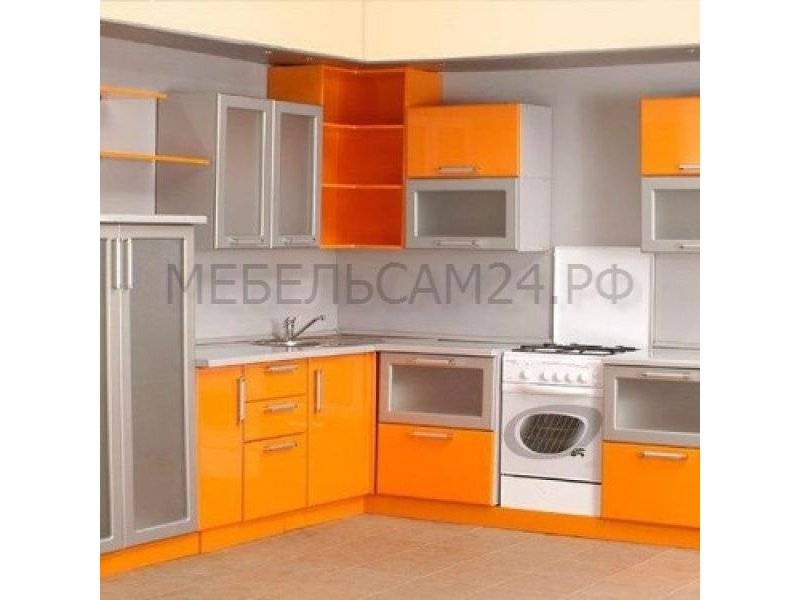угловая кухня апельсин 2 в Нижневартовске
