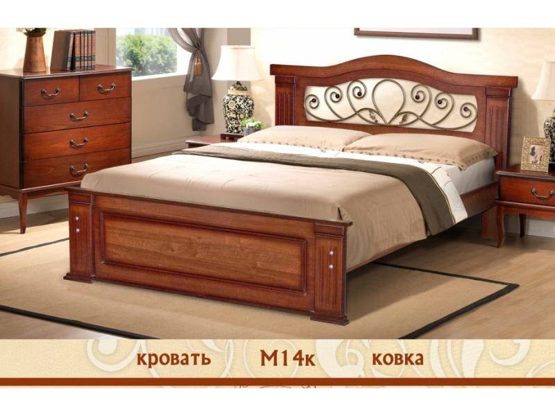 кровать м 14 с коваными элементами в Нижневартовске