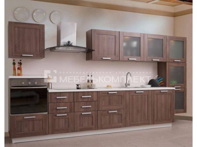 кухня прямая лаконичная в Нижневартовске