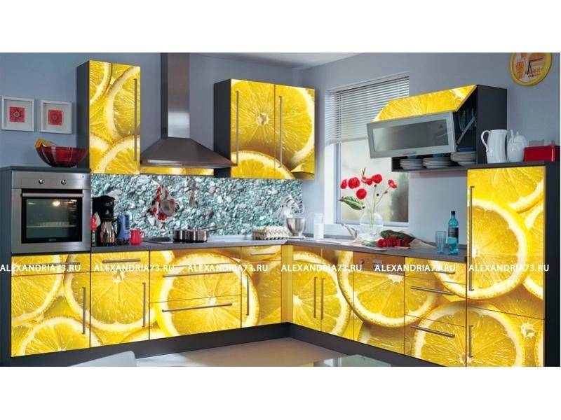 кухня угловая александрия лимоны в Нижневартовске