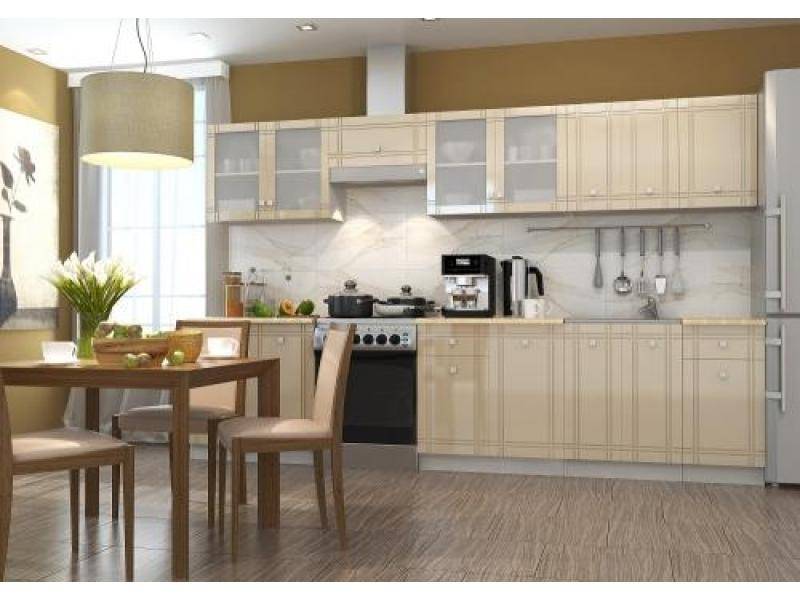 кухня прямая сити композиция 3 в Нижневартовске