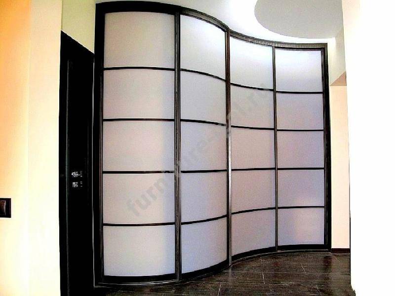 радиусный шкаф в прихожую в Нижневартовске