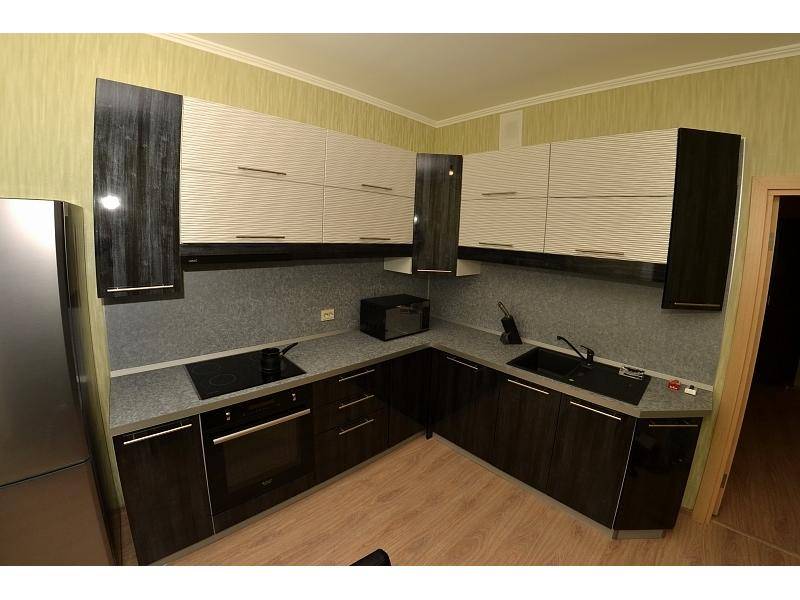 кухня мдф с фрезеровкой wave в Нижневартовске