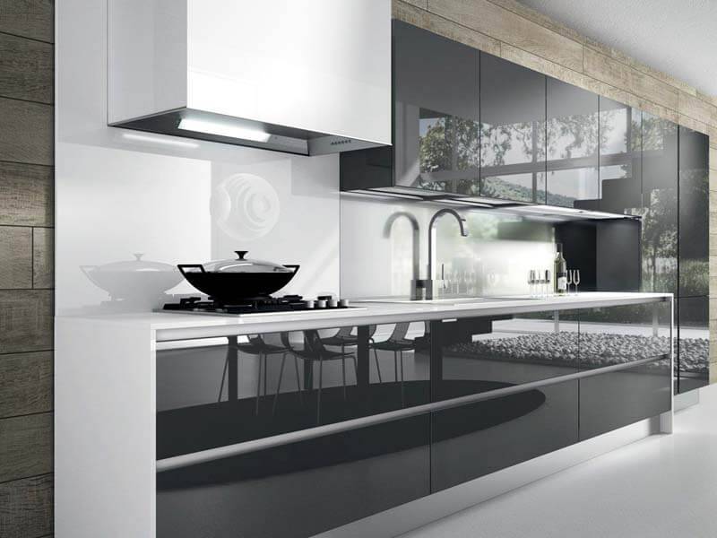 кухонный гарнитур акрил антрацит металлик alt9 в Нижневартовске