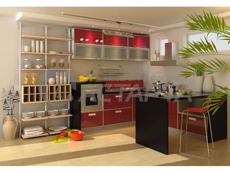 кухня с полками кармен в Нижневартовске