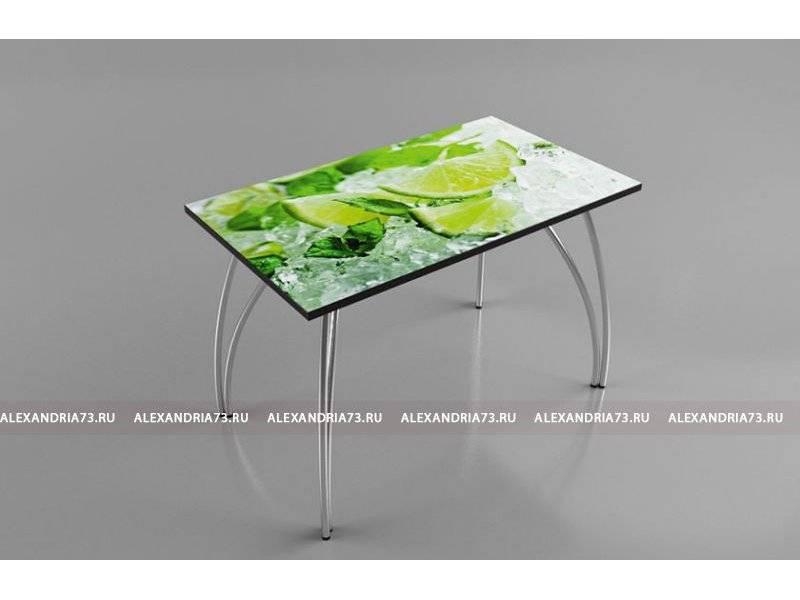 стол элерос с фотопечатью лайм в Нижневартовске