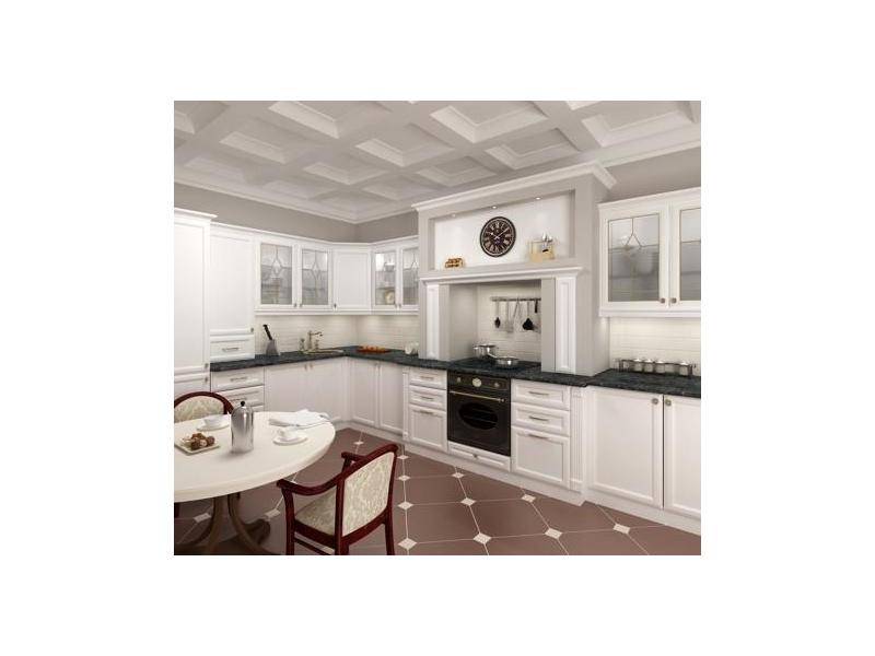 белая угловая кухня бьянка в Нижневартовске