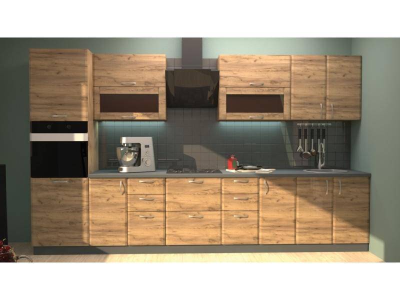 кухонный гарнитур золотой дуб в Нижневартовске