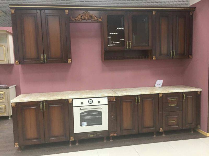 кухня прямая розалия орех в Нижневартовске