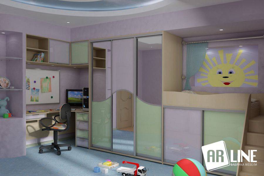 угловая стенка для детской 4-41 в Нижневартовске