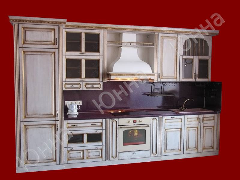 прямая кухня из массива в Нижневартовске