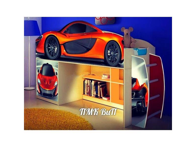 детская кровать супер кар модель 1 в Нижневартовске