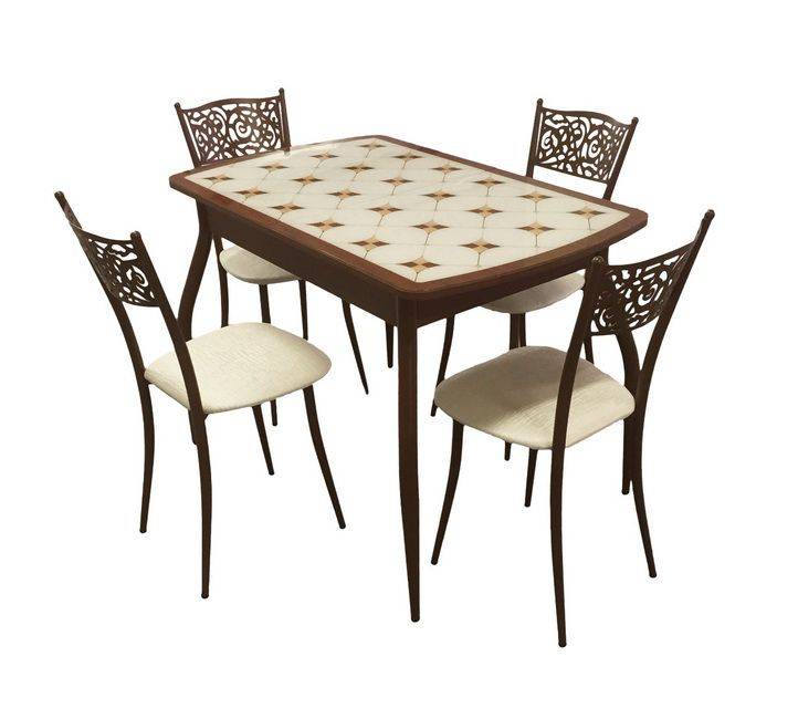 стол раздвижной металлический со стеклом в Нижневартовске