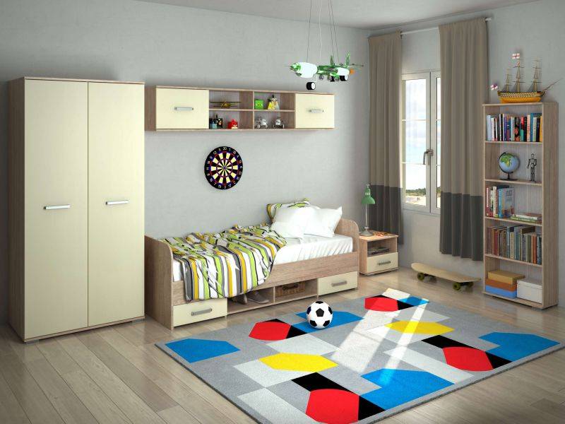 детская дино (лдвп цвет дуб выбеленный) в Нижневартовске