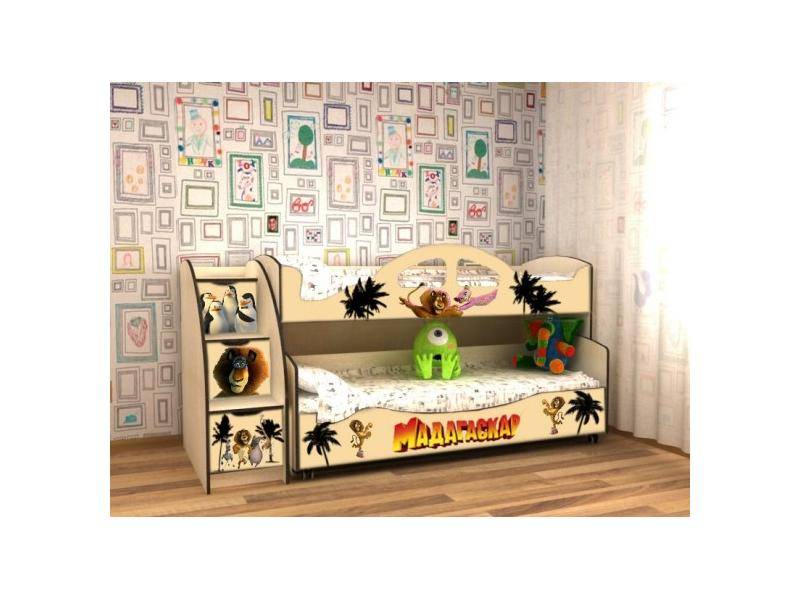 кровать детская с уф печатью кд альфа 5.2 в Нижневартовске