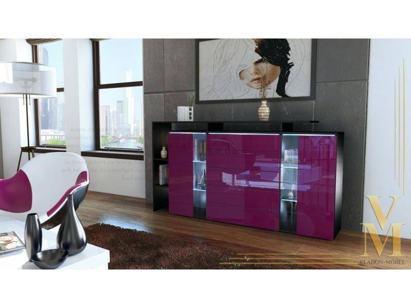 фиолетовый комод элит в Нижневартовске