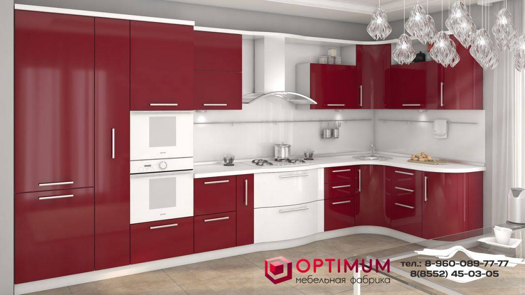 угловая кухня модерн в Нижневартовске