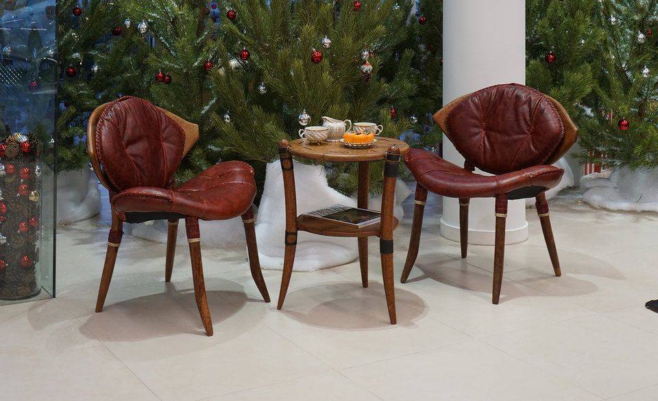 стул-полукресло zulu с коже kodiak red в Нижневартовске