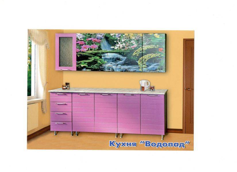 кухня прямая водопад в Нижневартовске