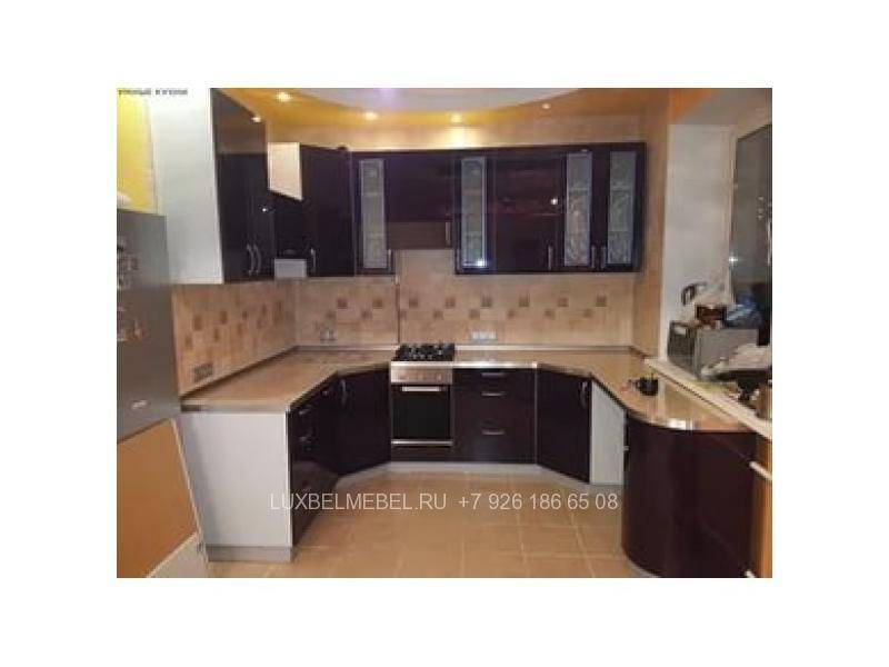 п-образная мебель для кухни мдф 1436 в Нижневартовске