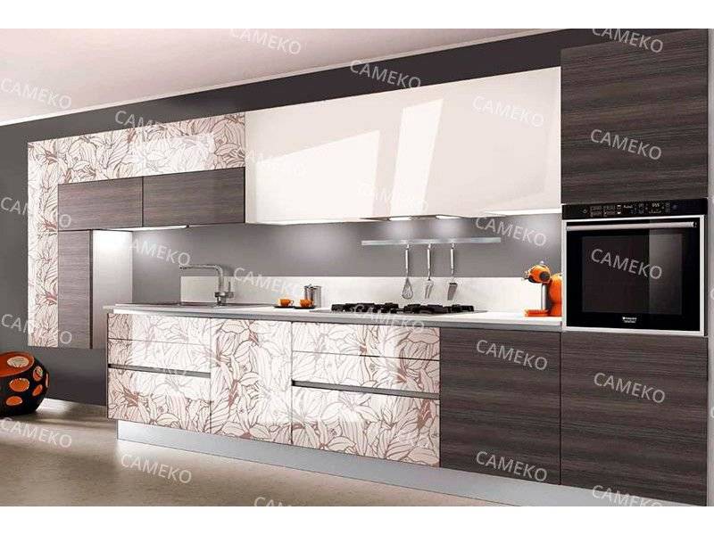 современная прямая кухня в Нижневартовске