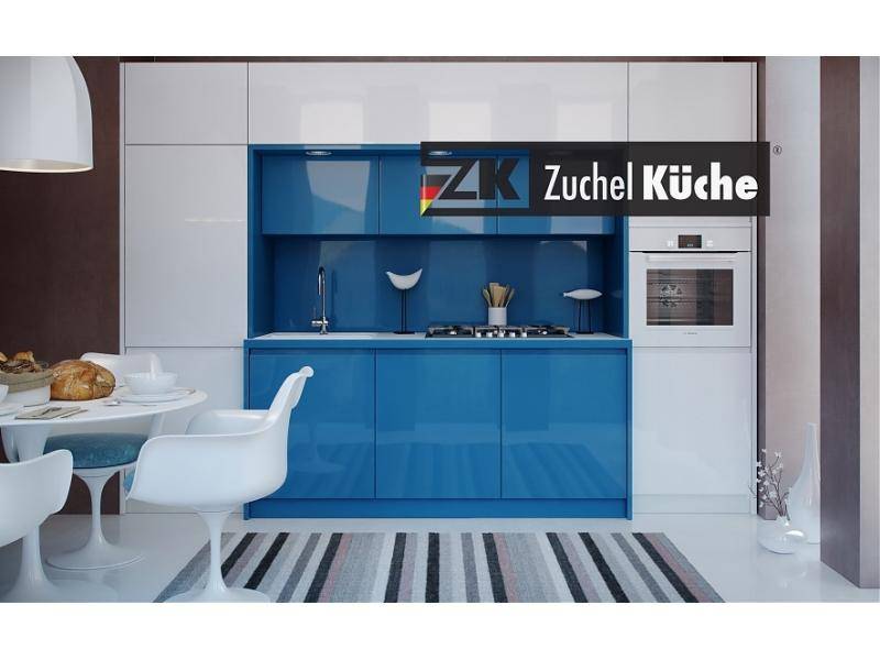 кухонный гарнитур прямой галле аквамарин в Нижневартовске