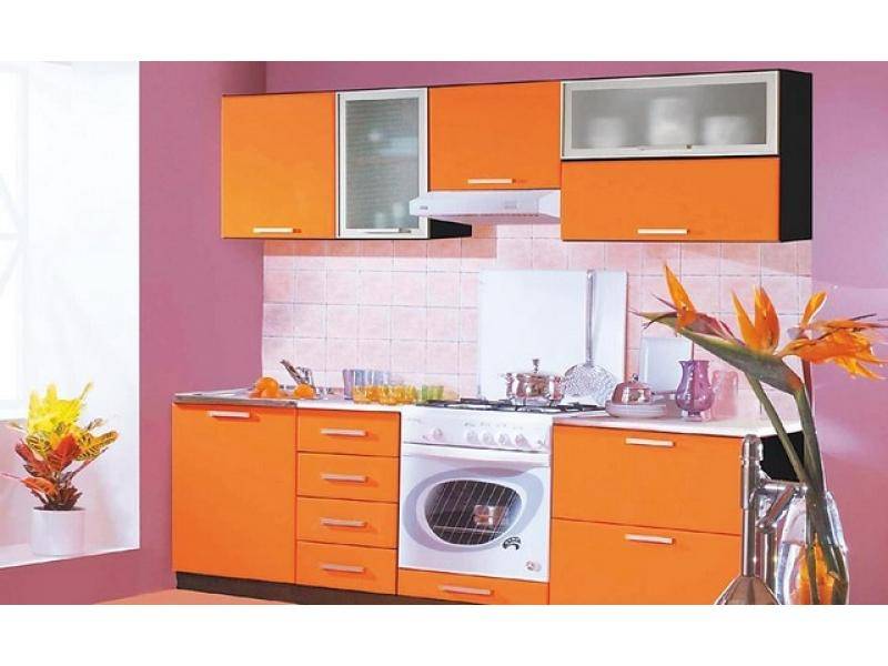 кухня прямая «оранж» в Нижневартовске