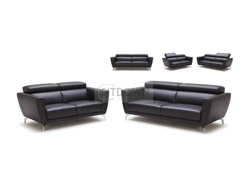 черный кожаный диван рамона в Нижневартовске