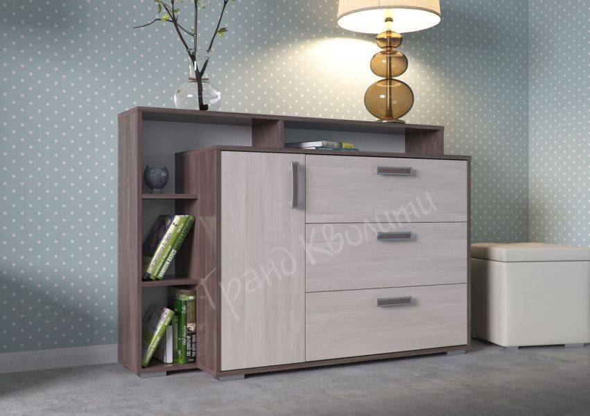 стильный комод с полками 4-4423 в Нижневартовске