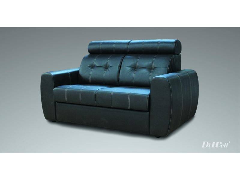 черный диван с подголовником лас-вегас 2 в Нижневартовске