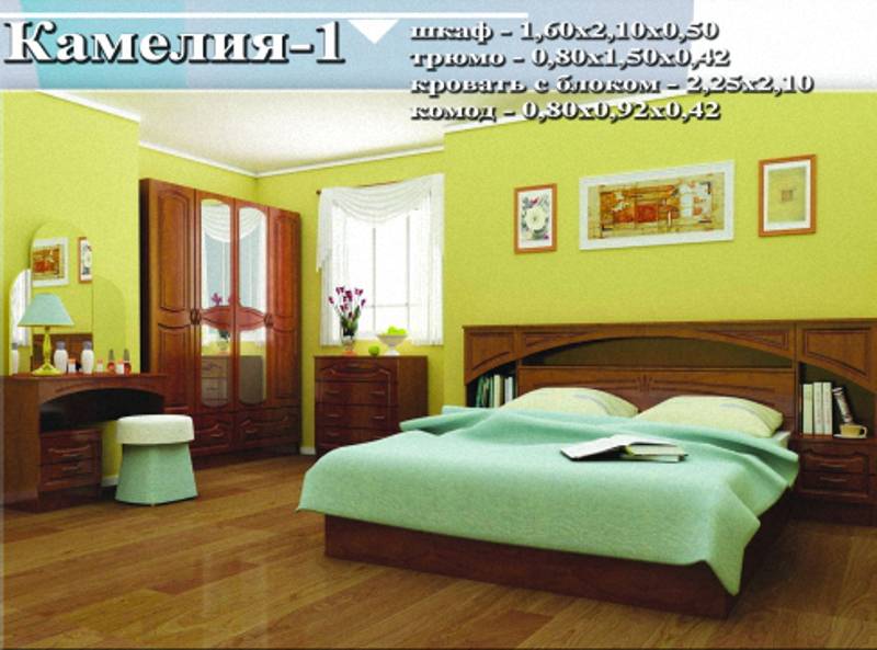 спальный гарнитур «камелия 1» в Нижневартовске