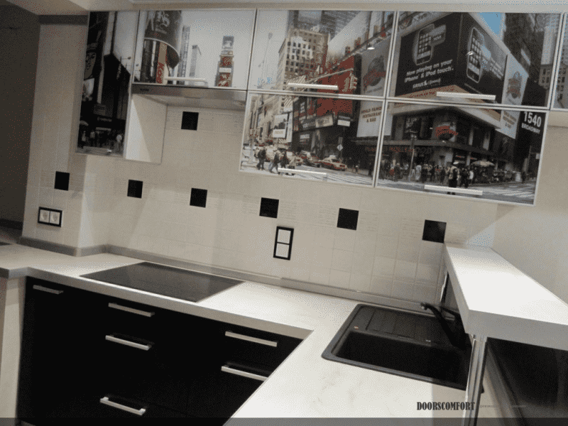 кухня с фотопечатью new york в Нижневартовске