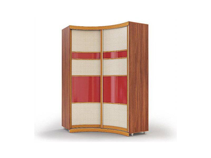 угловой вогнутый шкаф-купе в Нижневартовске