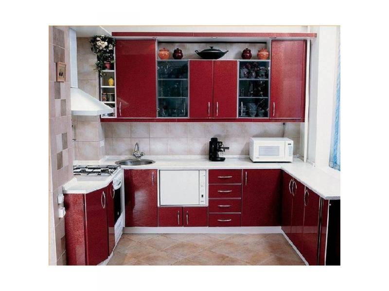 кухонный гарнитур угловой пластик в Нижневартовске