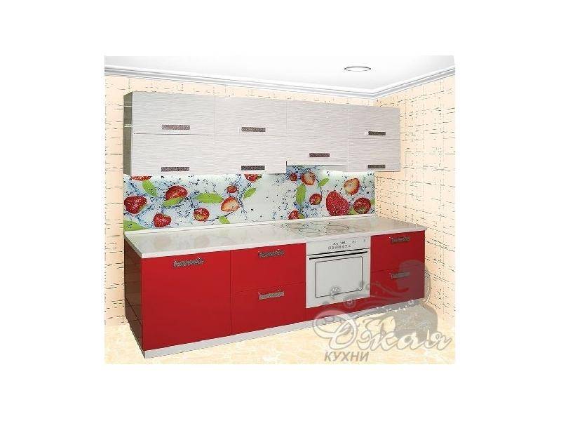 красно-белая кухня в Нижневартовске