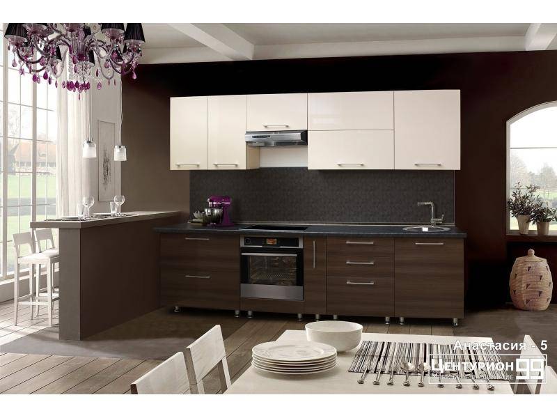 кухонный гарнитур прямой анастасия 5 в Нижневартовске