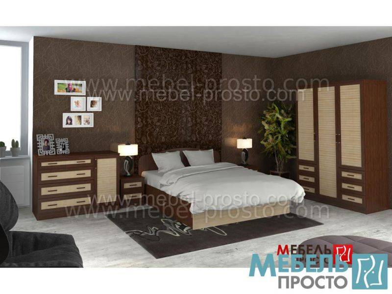 спальня - тавла 1р с реечными вставками в Нижневартовске