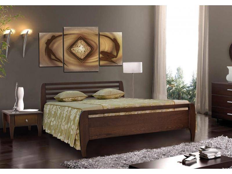 кровать бали-4 массив бука в Нижневартовске